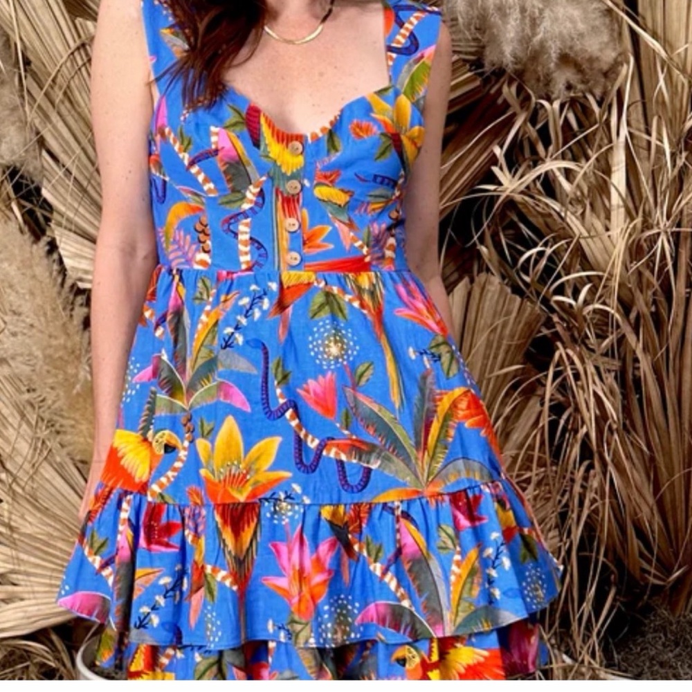 NWT Farm Rio Mini Macaw Party Dress. SZ L 
PLEASE READ Description!!! - Picture 3 of 15
